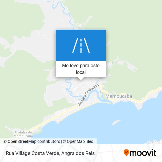 Rua Village Costa Verde mapa