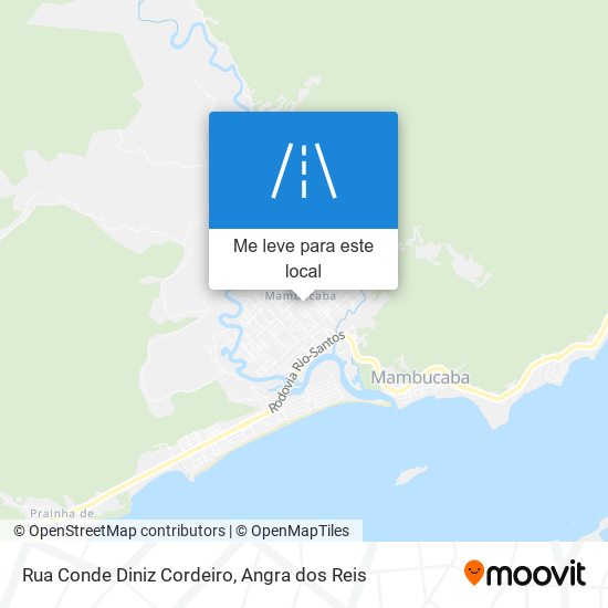 Rua Conde Diniz Cordeiro mapa