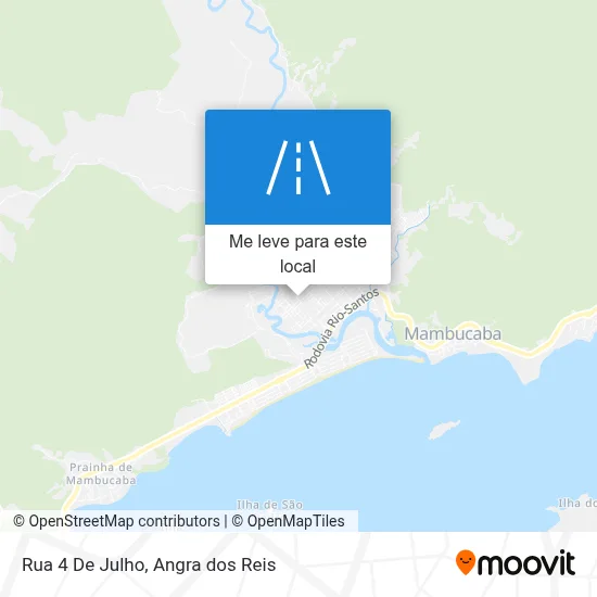 Rua 4 De Julho mapa