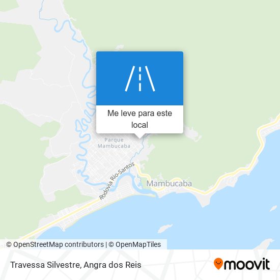 Travessa Silvestre mapa