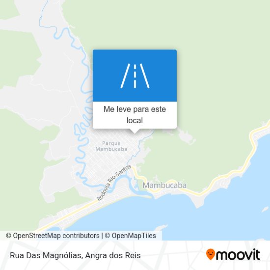 Rua Das Magnólias mapa