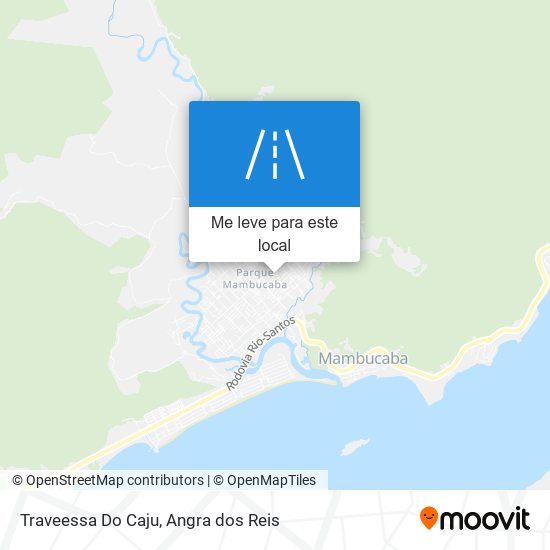 Traveessa Do Caju mapa