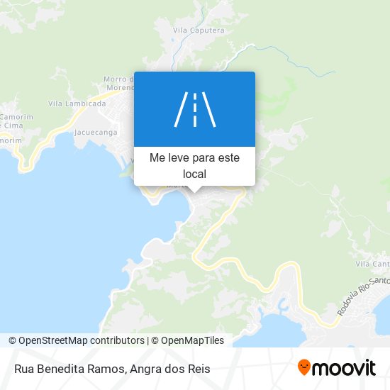 Rua Benedita Ramos mapa