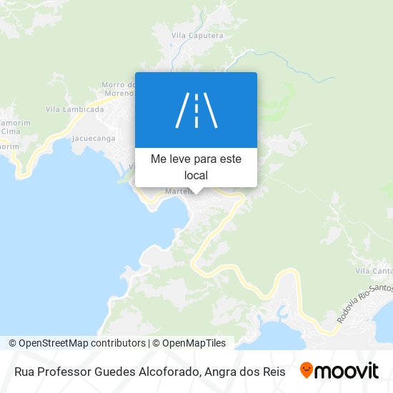 Rua Professor Guedes Alcoforado mapa
