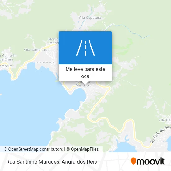 Rua Santinho Marques mapa