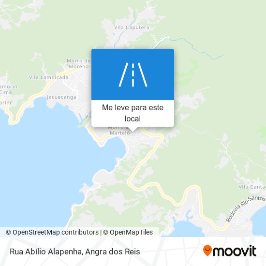 Rua Abílio Alapenha mapa