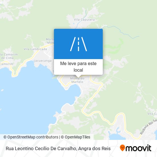 Rua Leontino Cecílio De Carvalho mapa