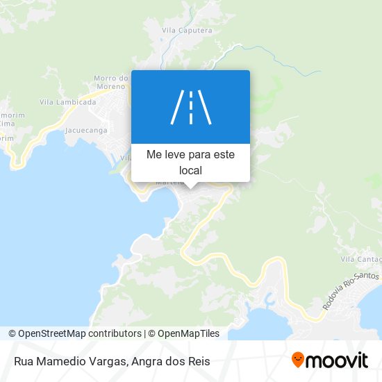 Rua Mamedio Vargas mapa