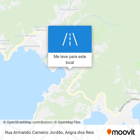 Rua Armando Carneiro Jordão mapa