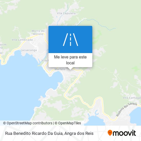 Rua Benedito Ricardo Da Guia mapa