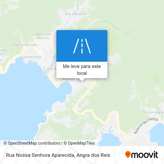 Rua Nossa Senhora Aparecida mapa