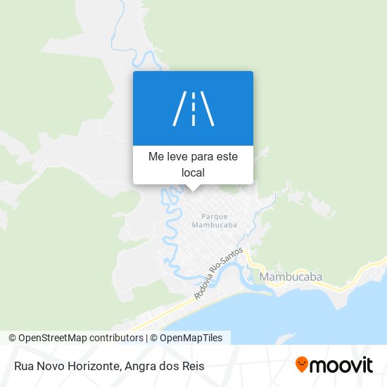 Rua Novo Horizonte mapa