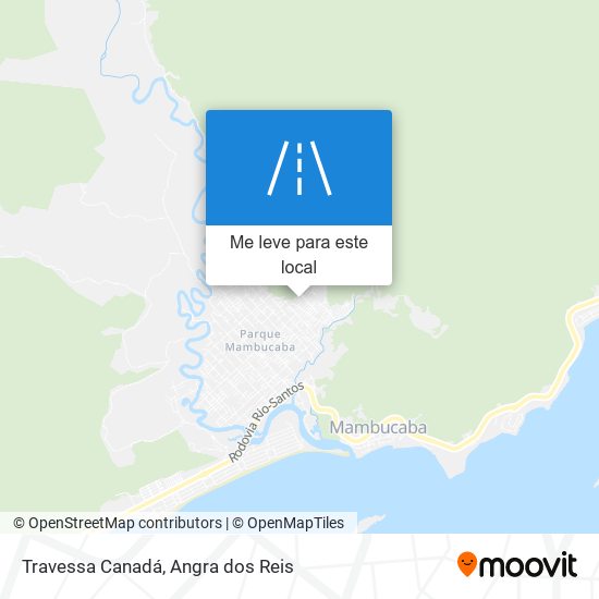 Travessa Canadá mapa