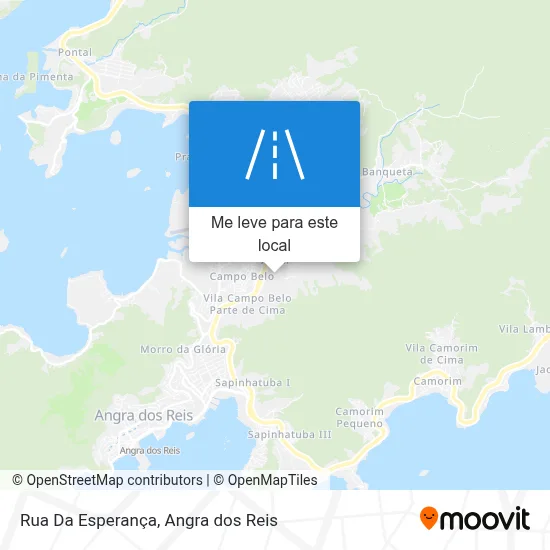 Rua Da Esperança mapa