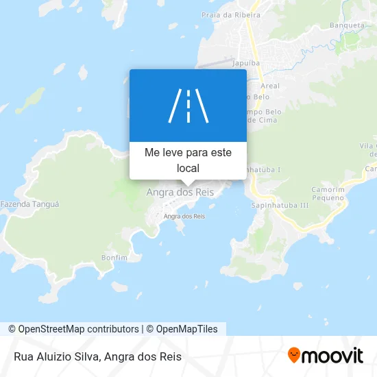 Rua Aluizio Silva mapa