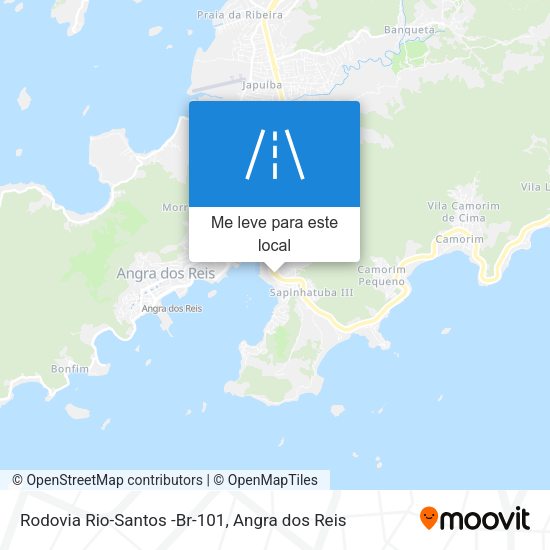 Rodovia Rio-Santos -Br-101 mapa