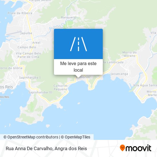 Rua Anna De Carvalho mapa