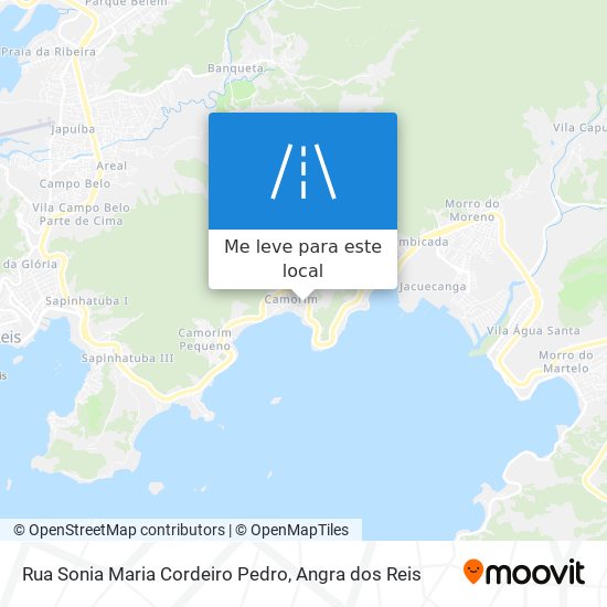 Rua Sonia Maria Cordeiro Pedro mapa
