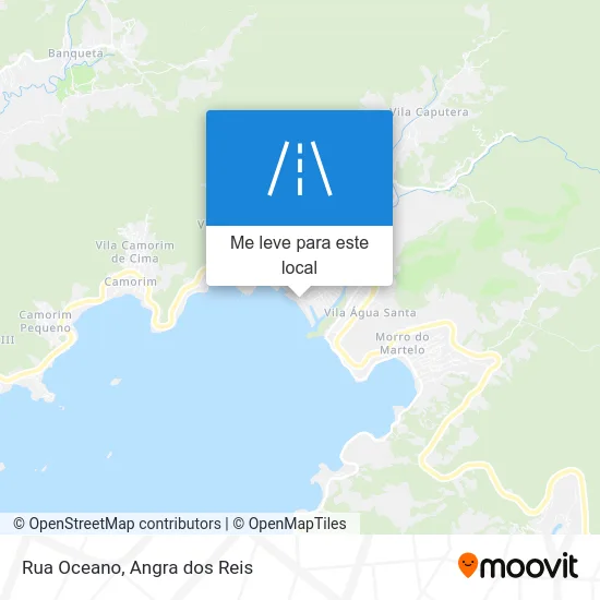 Rua Oceano mapa