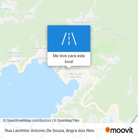 Rua Leontino Antonio De Souza mapa