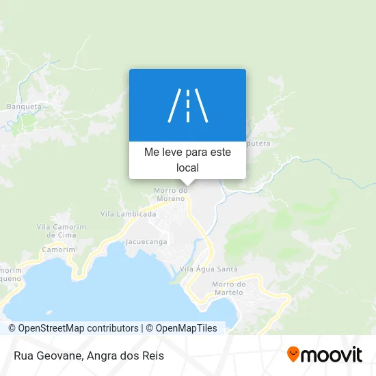 Rua Geovane mapa