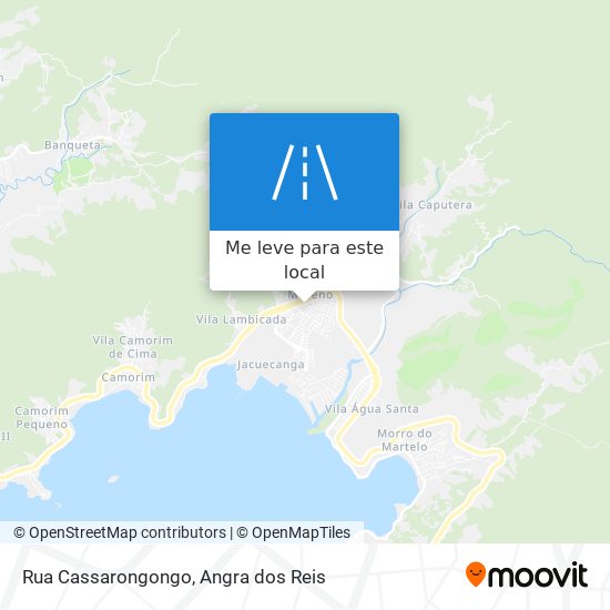 Rua Cassarongongo mapa