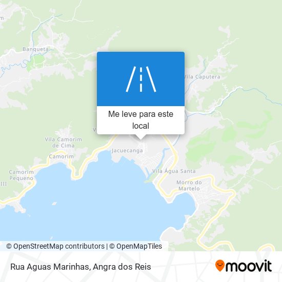 Rua Aguas Marinhas mapa