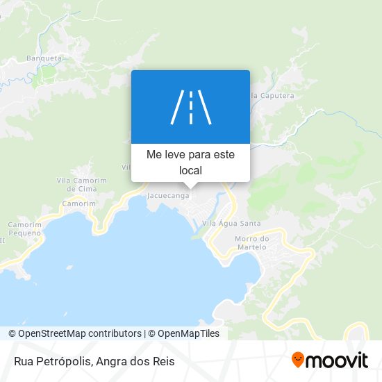 Rua Petrópolis mapa