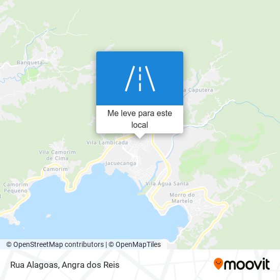 Rua Alagoas mapa