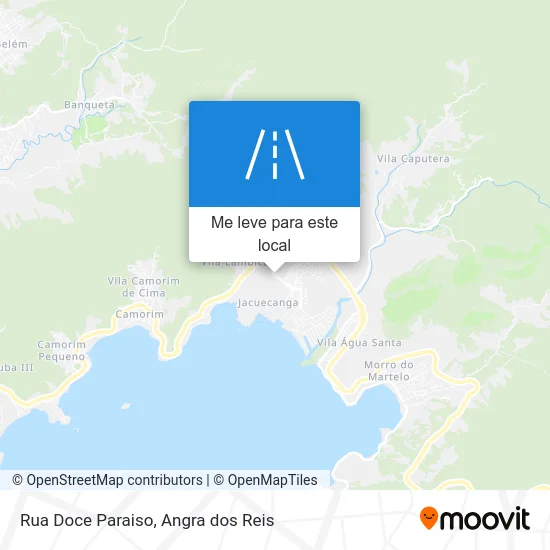 Rua Doce Paraiso mapa