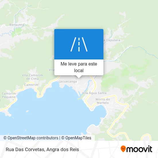 Rua Das Corvetas mapa