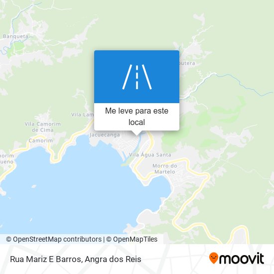 Rua Mariz E Barros mapa