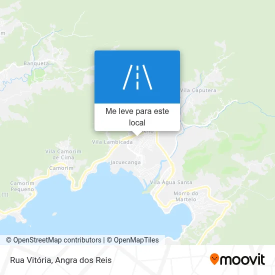 Rua Vitória mapa
