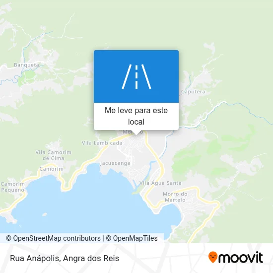 Rua Anápolis mapa