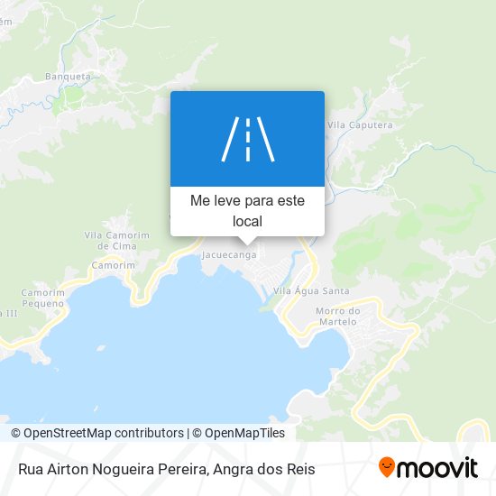 Rua Airton Nogueira Pereira mapa