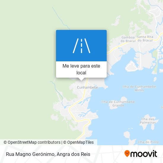 Rua Magno Gerónimo mapa