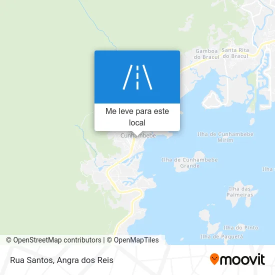 Rua Santos mapa