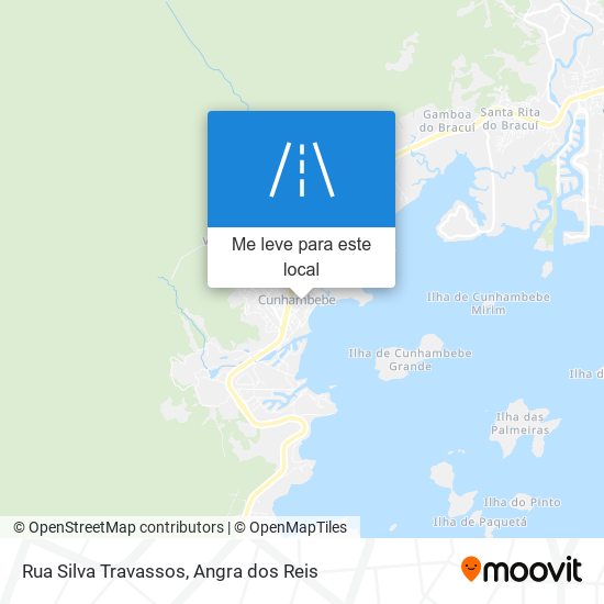 Rua Silva Travassos mapa