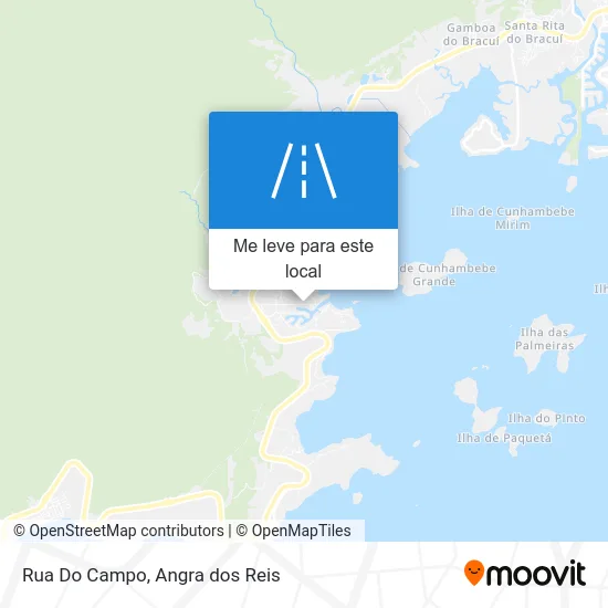 Rua Do Campo mapa