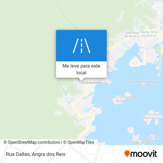 Rua Dallas mapa