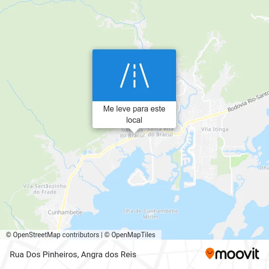 Rua Dos Pinheiros mapa