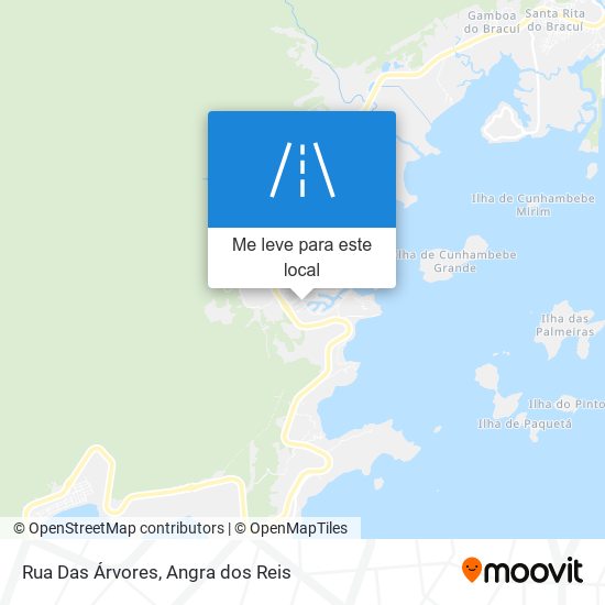 Rua Das Árvores mapa