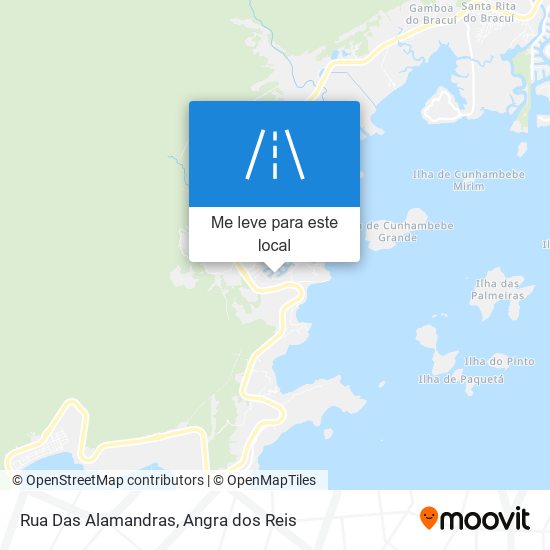 Rua Das Alamandras mapa