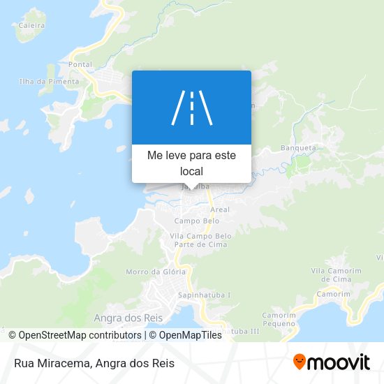 Rua Miracema mapa