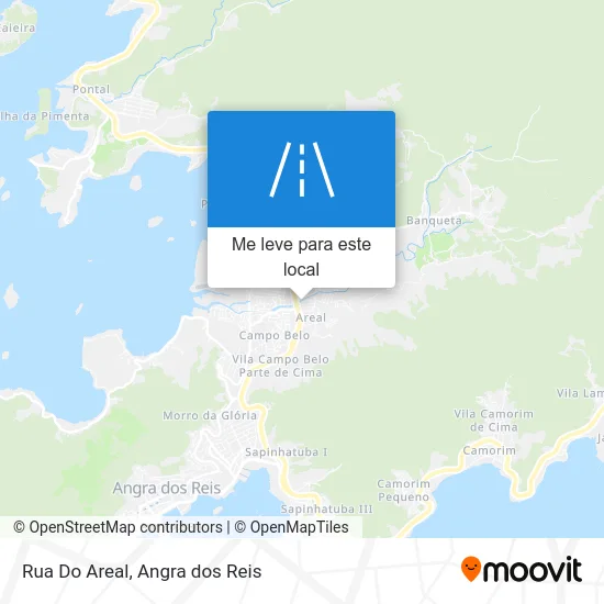Rua Do Areal mapa