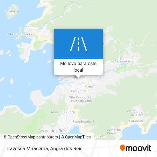 Travessa Miracema mapa