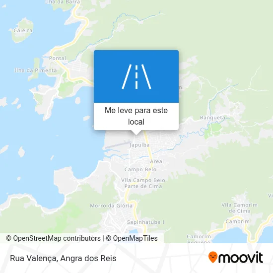 Rua Valença mapa
