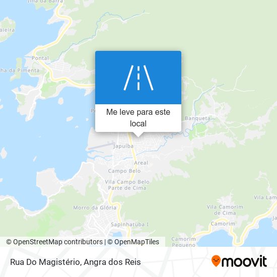 Rua Do Magistério mapa