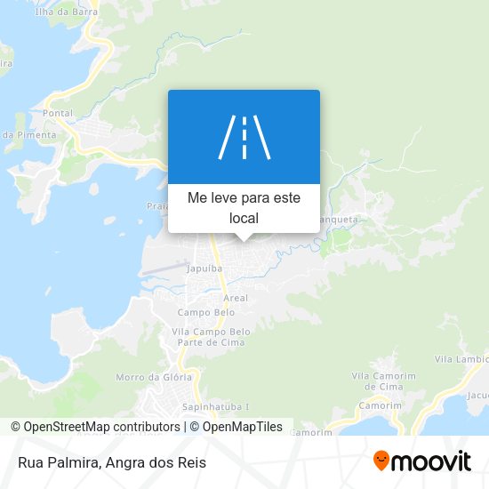 Rua Palmira mapa
