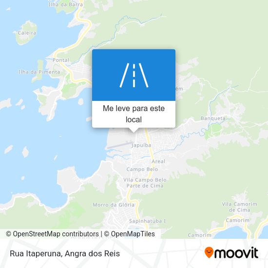 Rua Itaperuna mapa